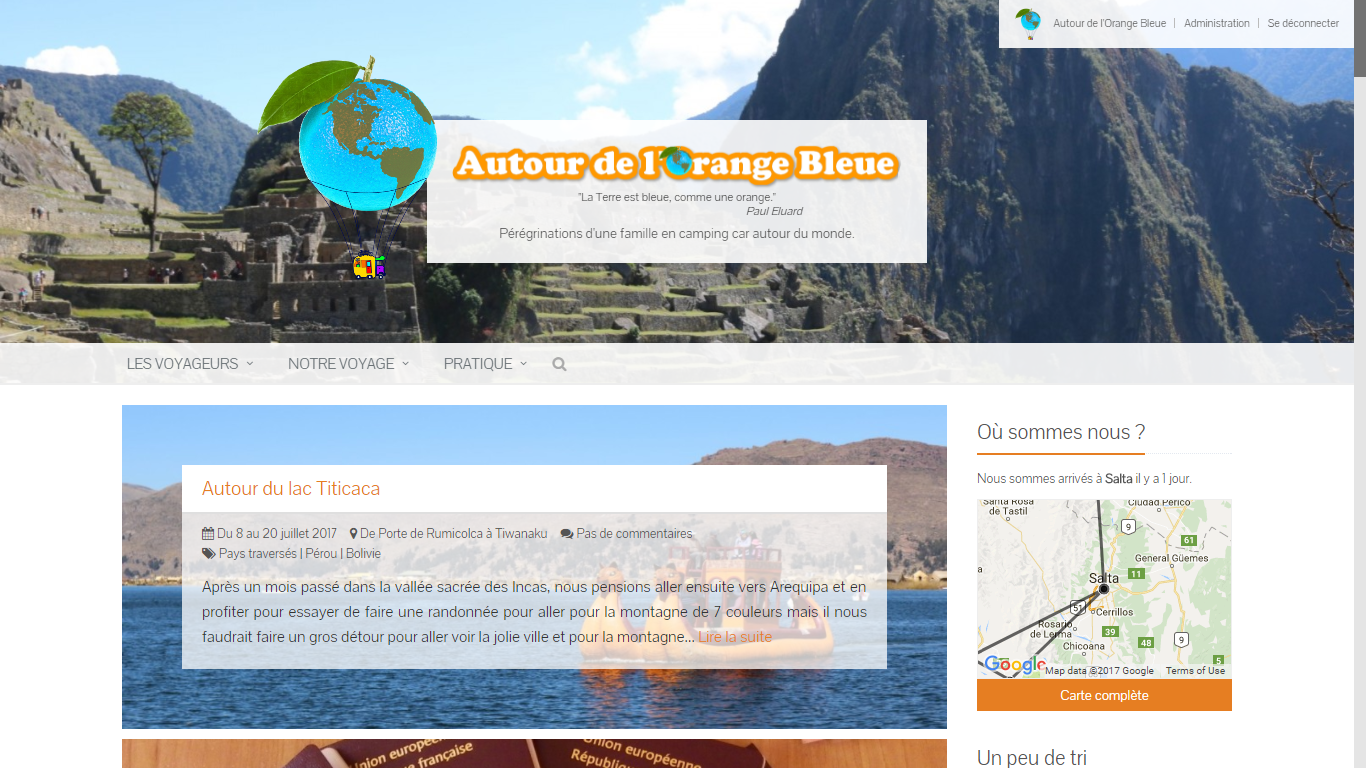 Autour de l'Orange Bleue